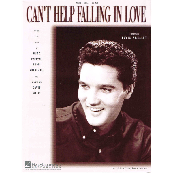 Can't Help Falling In Love by Elvis Presley - Piano/Vocal/Guitar (HL00303359)