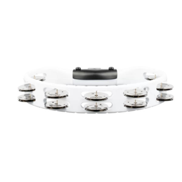 Meinl Percussion Headliner Series Mountable Tambourine Dual Row, White (HTMT2WH) - Image 3