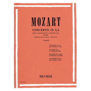 Pre-Owned Mozart Concerto in LA Per Clarinetto E Orchestra K. 622 (ER2132)