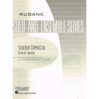 Scherzo Capriccio by Clair W. Johnson for Clarinet Quintet or Choir (HL04479567)