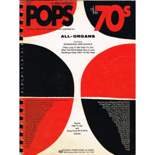 Pre-Owned A New Edition Pops of the 70s for All Organs (2655)