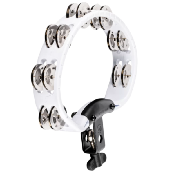 Meinl Percussion Headliner Series Mountable Tambourine Dual Row, White (HTMT2WH) - Image 5