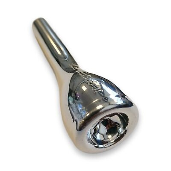 JC Custom Trumpet Mouthpiece - New Glass - B7 (7C) - Silver Finish
