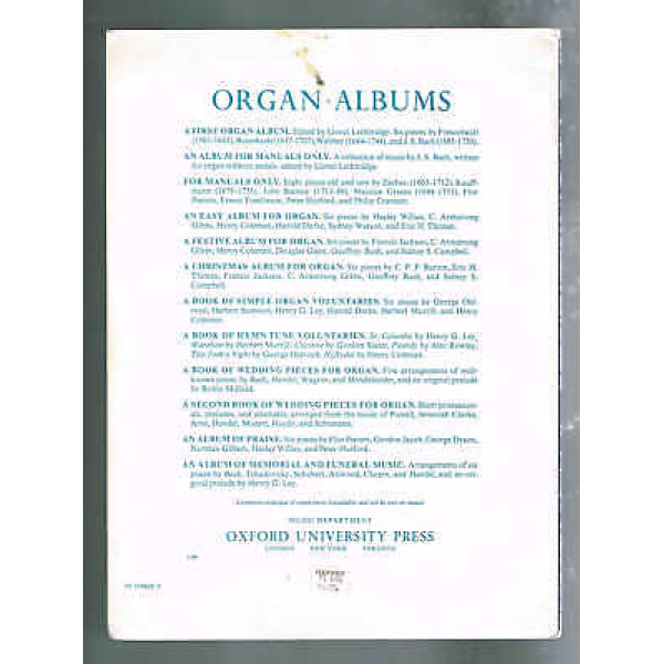 Pre-Owned Old English Organ Music for Manuals - Book 2 - Image 2
