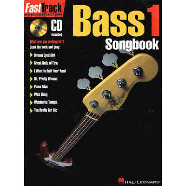 Pre-Owned Bass 1 Songbook - Fast Track Music Instruction - CD Included (HL0069..