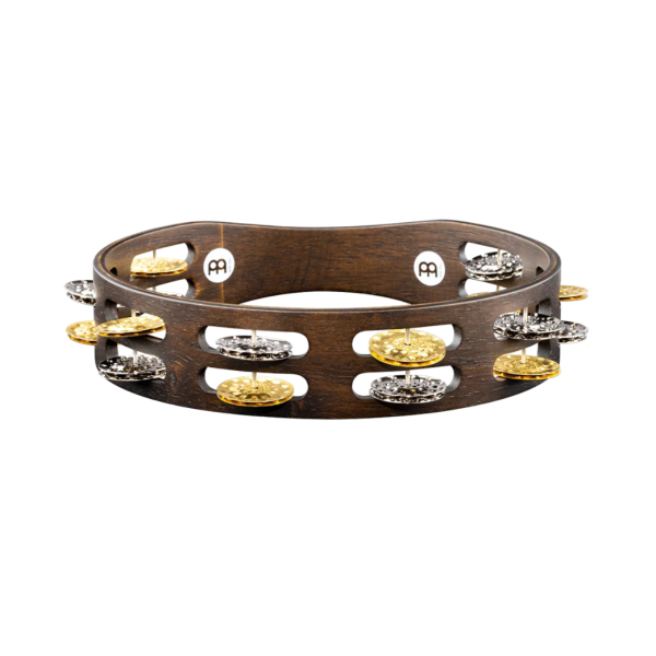 Meinl Percussion 10-Inch Tambourine - Walnut Brown, Vintage (TA2VM-WB) - Image 4
