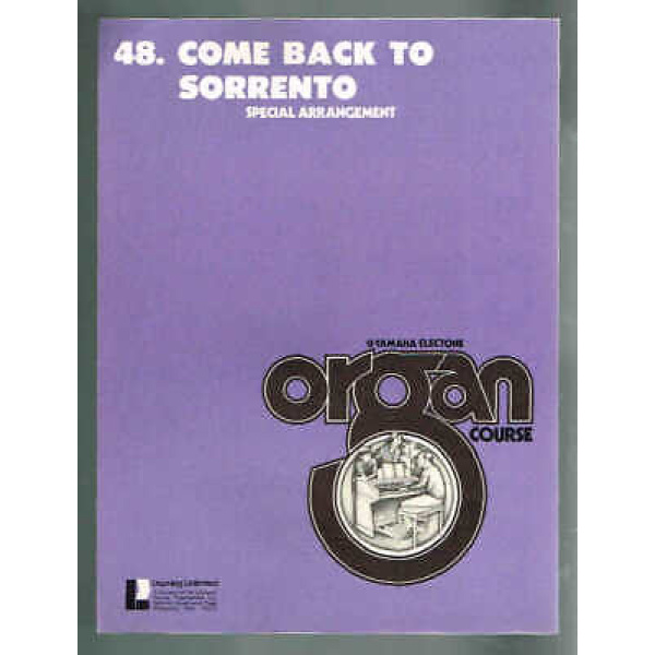 Pre-Owned 48. Come Back To Sorrento Yamaha Electone Organ Course