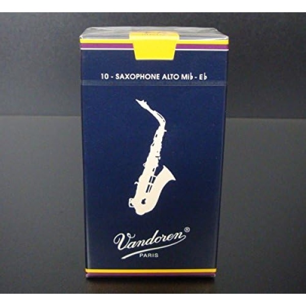 Vandoren SR211 Alto Sax Traditional Reeds Strength 1; Box of 10 - Image 2