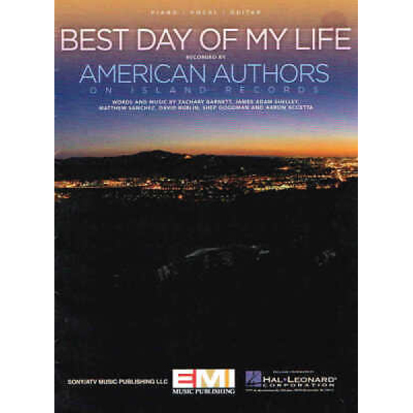 Pre-Owned Best Day Of My Life - American Authors - Piano/Vocal/Guitar (HL00128..