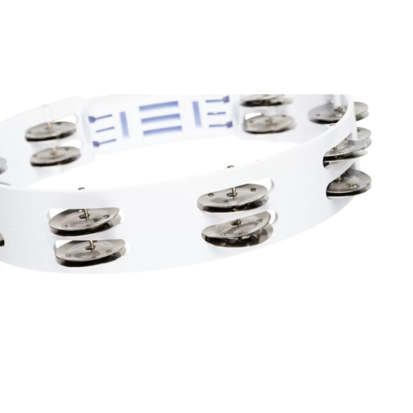Meinl Percussion Headliner 10-Inch Tambourine - Dual Row - White (HTT10WH) - Image 3