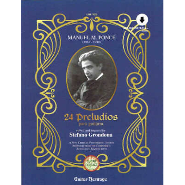 Manuel M. Ponce - 24 Preludios Para Guitarra (Guitar) (702D)