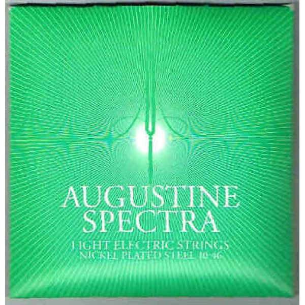 Augustine Spectra Nickel-Plated Steel Light Electric 6 Guitar Strings - 10 - 46