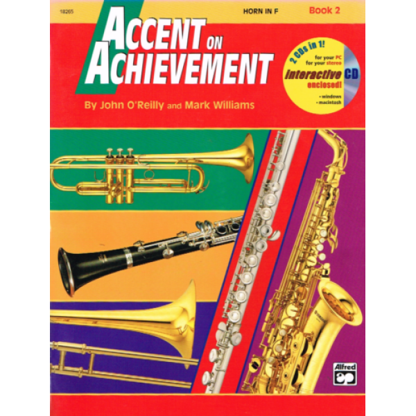 Accent on Achievement: Horn in F, Book 2