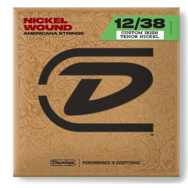 Jim Dunlop Nickel Wound Americana Strings for Custom Irish Tenor Nickel  12/38..