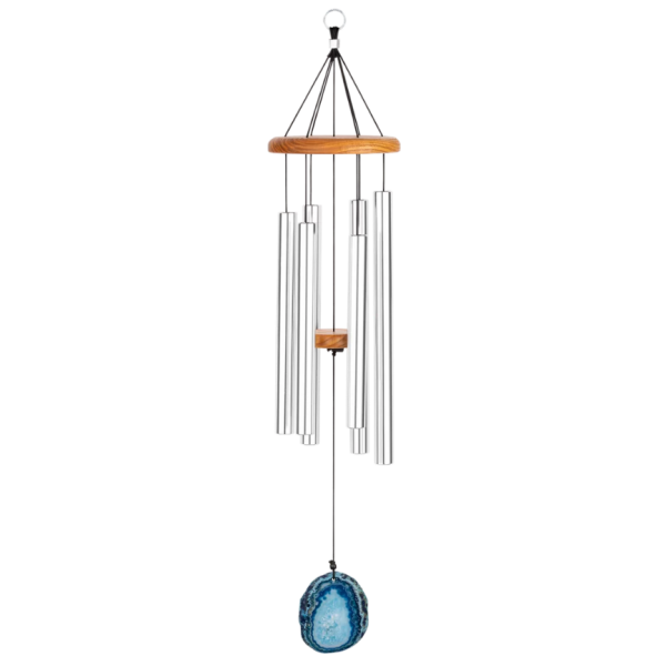 Meinl Sonic Energy Blue Agate Meditation Chime - 29 Inch - Silver (BAMC29S)