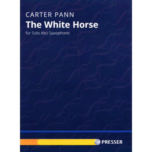 The White Horse by Carter Pann for Solo Alto Saxophone (114-42454)