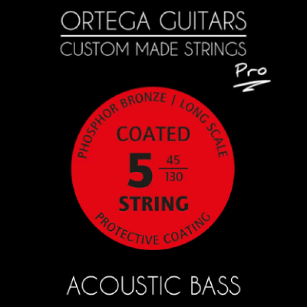 Pro Series 5-String Acoustic Bass Strings - Long Scale Medium Gauge - Phospher..
