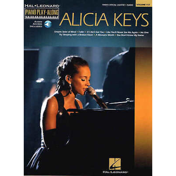 Alicia Keys - Piano Play-Along Vol. 117 (Book/Online Audio) (Piano Play-along,..