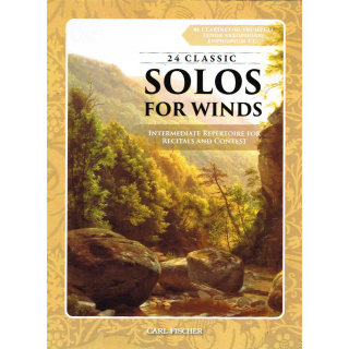 24 Classic Solos for Winds - Bb Instruments - Intermediate Repertoire (WF247)