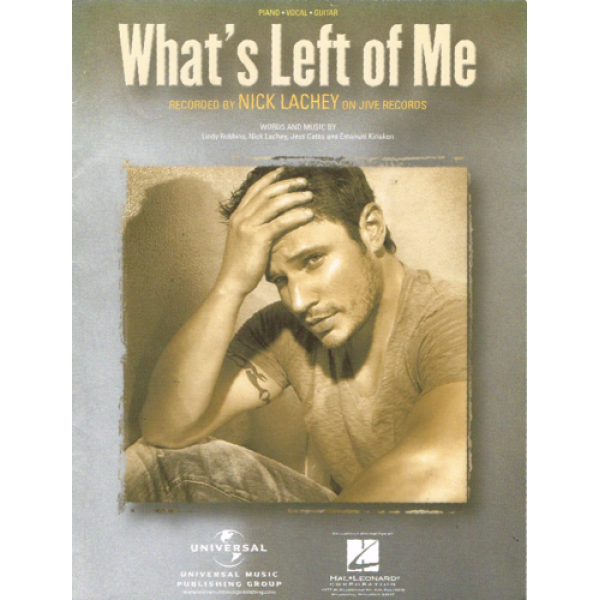 Pre-Owned What's Left of Me by Mick Lachey for Piano/Vocal/Guitar (HL00353294)