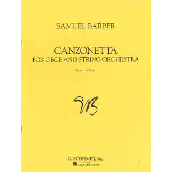 Canzonetta For Oboe and String Orchestra (HL50481827)