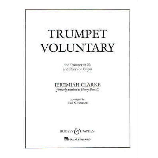 Trumpet Voluntary for Trumpet and Piano or Organ by Jeremiah Clarke (HL48001032)