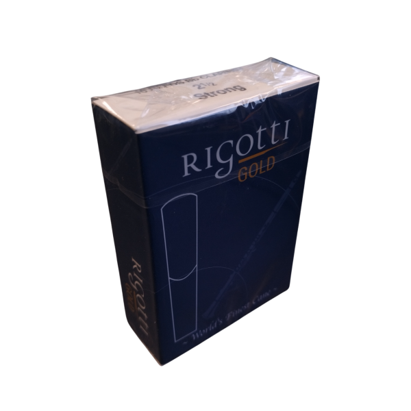 Rigotti Gold Bb Clarinet Reeds - Strength 2 1/2 Strong - Box of 10