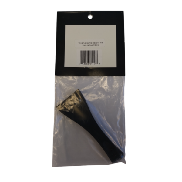 Open Box - Carlo Robelli Tulip Shaped Hardwood 4/4 Violin Tailpiece - Image 2