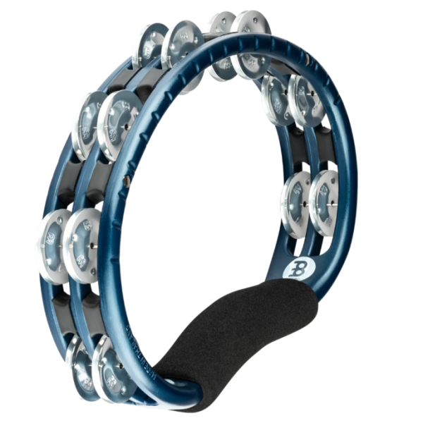 Meinl Percussion Traditional Handheld ABS Tambourine, Blue, Aluminum (TMT1A-B)