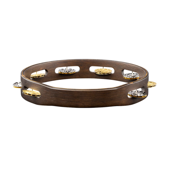 Meinl Percussion 10-Inch Tambourine - Vintage, Walnut Brown (TA1VM-WB) - Image 3