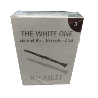 Rigotti The White One Bb Clarinet Reeds - Strength 3 - Box of 10