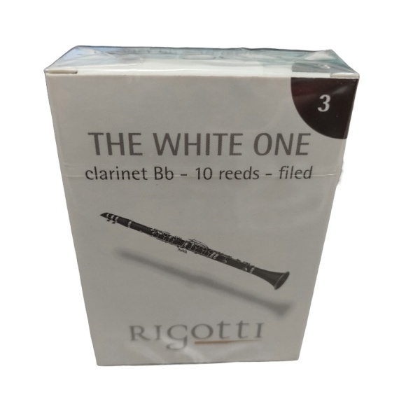 Rigotti The White One Bb Clarinet Reeds - Strength 3 - Box of 10