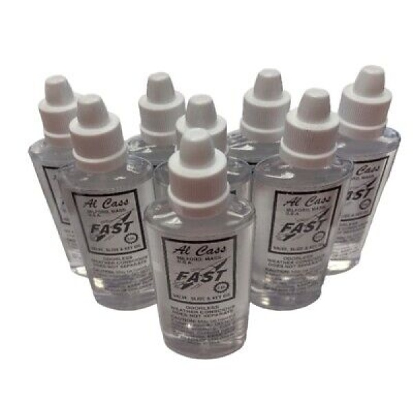 Al Cass Fast Valve, Slide and Key Oil 10  Bottles