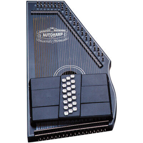 Oscar Schmidt 21 Chord Autoharp 1930s Reissue in Black (OS73C)