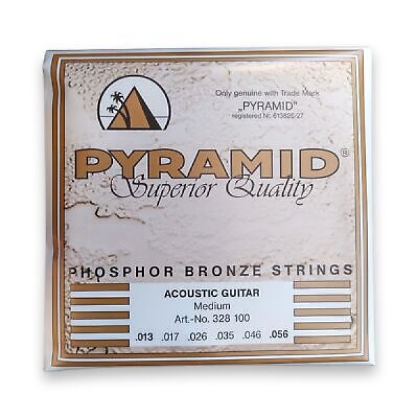 Pyramid SQ Strings - Phosphor Bronze - Acoustic Guitar - Medium (.013-.056)