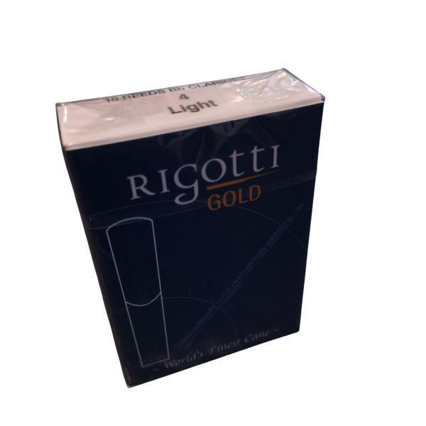 Rigotti Gold Bb Clarinet Reeds - Strength 4 Light - Box of 10
