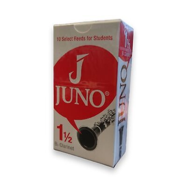 Juno by Vandoren Bb Clarinet Reeds Strength 1 1/2 - Box of 10 Reeds (JCR0115)