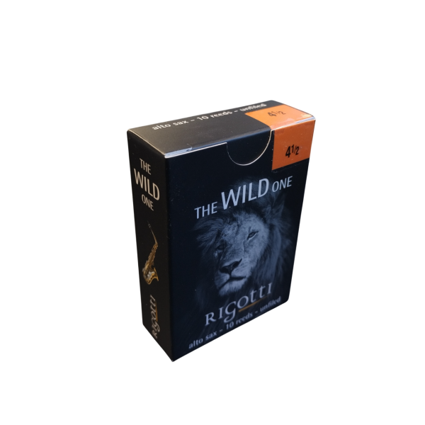 Rigotti The Wild One Eb Alto Saxophone Reeds - Unfiled - Strength 4 1/2 - Box of 10