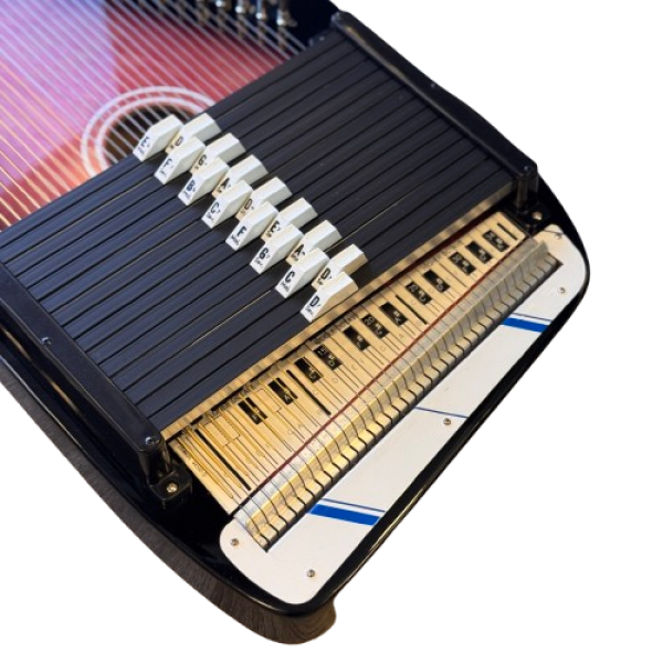 Scratch & Dent Oscar Schmidt Autoharp The Berkshire 15 Chord (OS15B) - Image 2