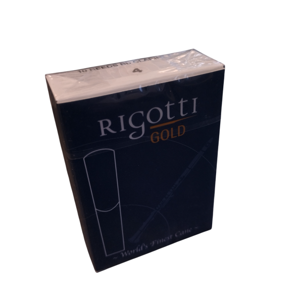 Rigotti Gold Bb Clarinet Reeds - Strength 4 - Box of 10
