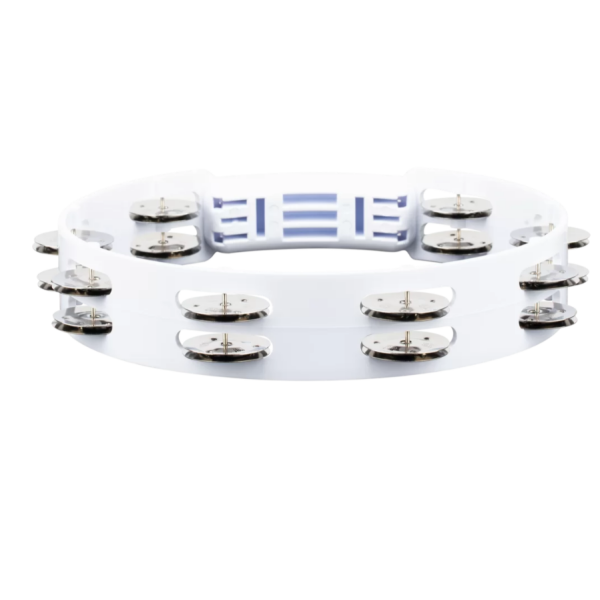 Meinl Percussion Headliner 10-Inch Tambourine - Dual Row - White (HTT10WH) - Image 5
