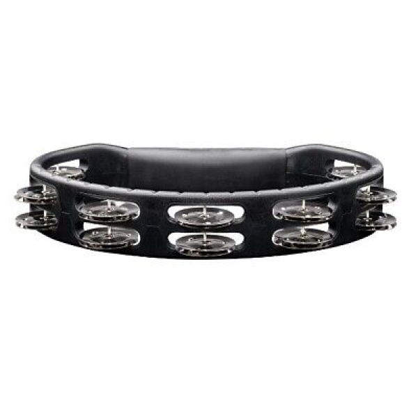 Headliner Series Molded Abs Tambourine - Black - Dual Row (HTMT1BK) - Image 5