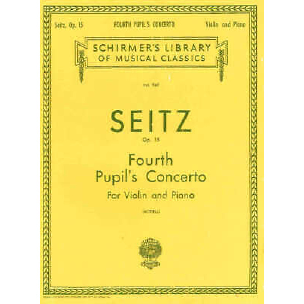 Seitz Op. 15 Fourth Pupils Concerto for Violin and Piano (HL50257120)