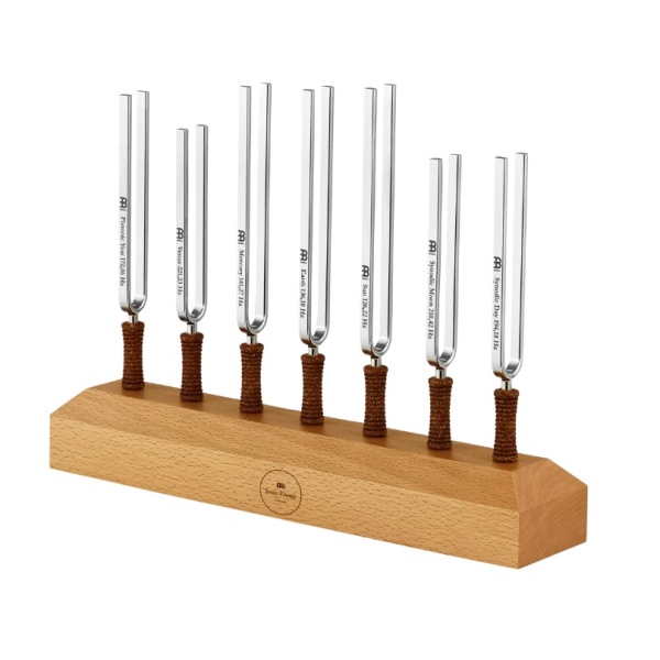 Meinl Sonic Energy 7-Piece Tuning Fork Chakra Set (Incl. Holder) (TF-SET-CHA-7)