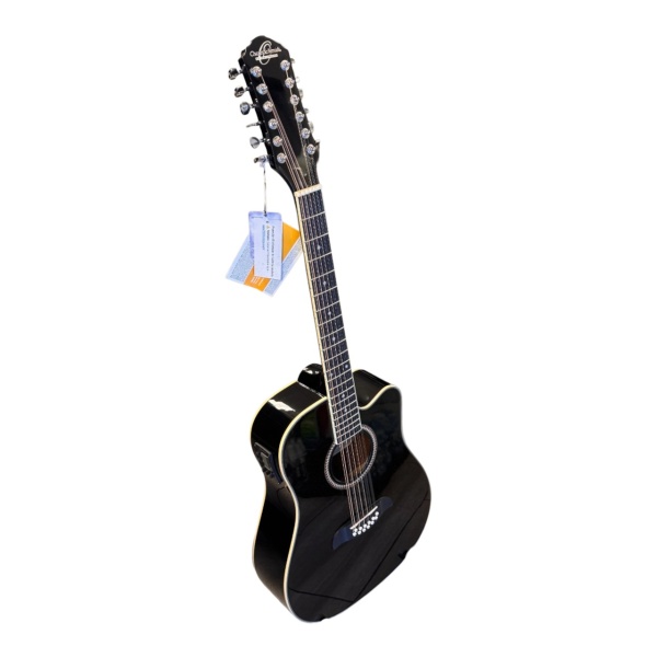 Dent & Scratch Oscar Schmidt 12 String Acoustic Electric Guitar in Black (OD312CEB-A-U)