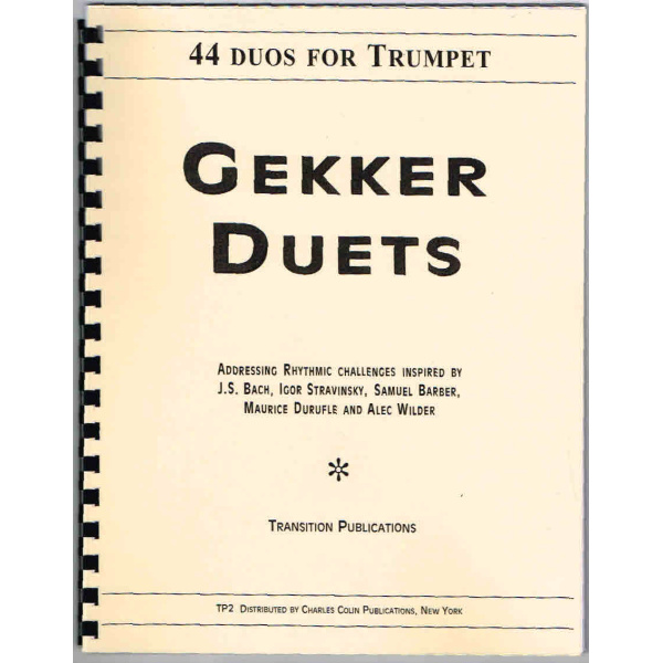Chris Gekker’s Famous 44 Duos for Trumpet (TP2)
