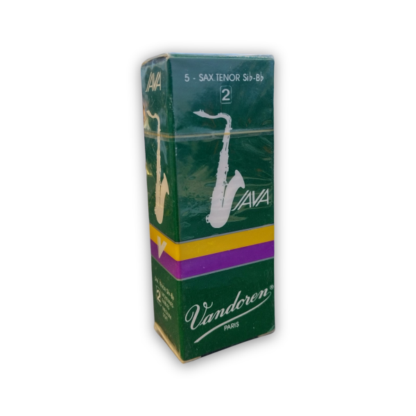 Vandoren Java (Green Box) Bb Tenor Saxophone Reeds - Strength 2 - Box of 5 (SR272)