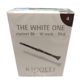 Rigotti The White One Bb Clarinet Reeds - Strength 4 - Box of 10