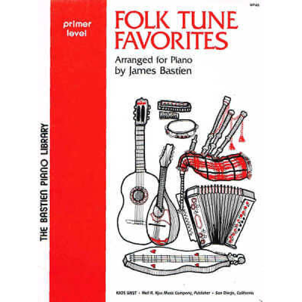 Pre-Owned Folk Tune Favorites Arranged for Piano by James Bastien - Primer Lev..